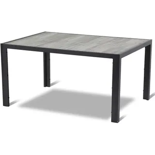 HARTMAN Tanger Esstisch, xerix/grey wood, Aluminium/Keramik, 168x105cm