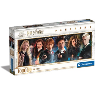 Clementoni 39639 Harry Potter Panorama Puzzle, 1000 Teile, für Erwachsene und Kinder ab 14 Jahre