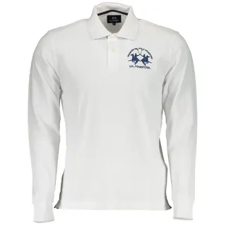 La Martina Poloshirt Elegantes Herren Langarm-Poloshirt in Weiß - XL (52)