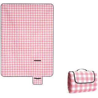 Oak & Tea Picknickdecke Rot/Weiß 150 x 200 cm