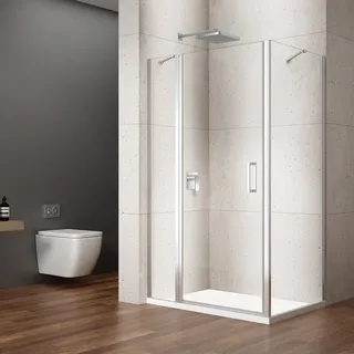 Gelco Komplettdusche LORO Rechteckige Duschkabine 900x1200mm, BxT: 90x120 cm, Gelco-GN4690-02-SET