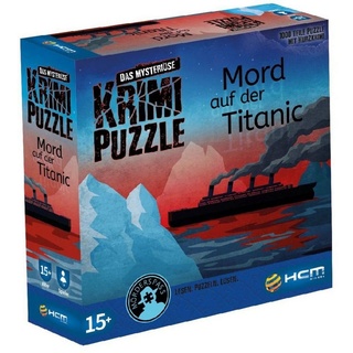 HCM KINZEL Puzzle Mord auf der Titanic - Das mysteriöse Krimi Puzzle - 1000 T, 1000 Puzzleteile