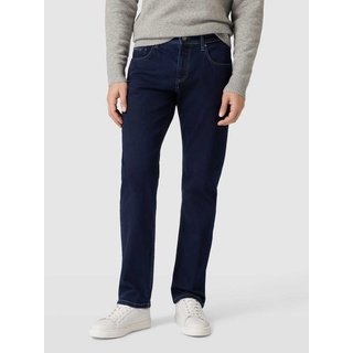 Jeans im 5-Pocket-Design Modell 'Ben', Dunkelblau, 32/32