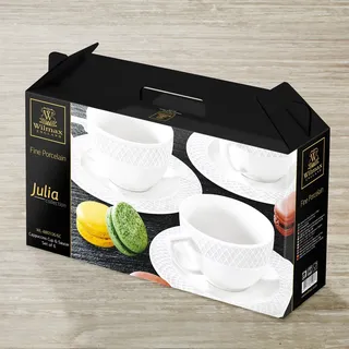 wilmax england Cappuccino-Tasse 0,17 l Mehrfarbig 6