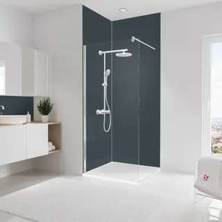 Schulte Duschrückwand grau