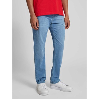 Slim Fit Jeans mit Knopfverschluss Modell "ARNE PIPE", Hellblau, 34/30