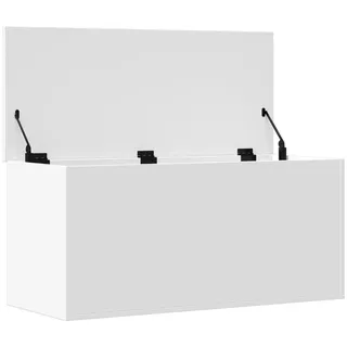 vidaXL Aufbewahrungsbox Truhe 100 x 42 x 46 cm 1-tlg. weiß