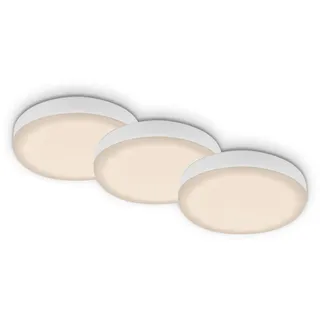 Briloner LED-Einbauleuchte 7,5 cm weiß 3 St.