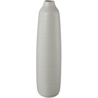 Keramik Vase Presence  11X11x40 Cm (Farbe: Grau)