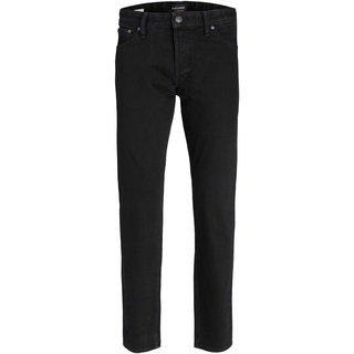Loose-fit-Jeans JACK & JONES "JJICHRIS JJORIGINAL" Gr. 34, Länge 34, schwarz (black denim) Herren Jeans Loose Fit