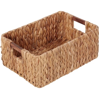 Home affaire Aufbewahrungskorb Flechtkorb, (B/T/H): 39/27/16 cm beige