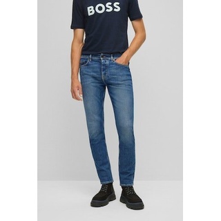 BOSS ORANGE Regular-fit-Jeans Taber BC-C mit BOSS Label blau 34