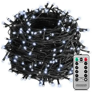 monzana LED Lichterkette 20 m Kaltweiß