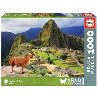 Educa 17999, Machu Picchu, 1000 Teile Puzzle für Erwachsene und Kinder ab 10 Jahren, World Heritage Series