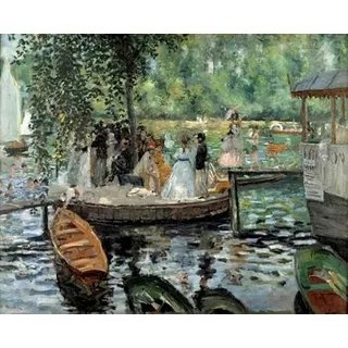 Malen nach Zahlen für Erwachsene La Grenouillere von Pierre Auguste Renoir Malen nach Zahlen für Erwachsene Kits auf Leinwand