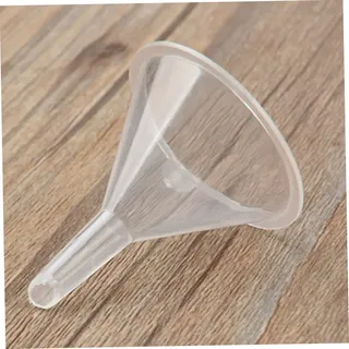 Gcroet Kleiner Trichter klares Plastik -Mini -Transparent -Einreichungsflasche für Parfümöl kleine Proben Mini -Trichter, Plastiktrichter, klarer Trichter, Kochtrichter, Anmeldung Trichter