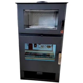 Verso F Inox Stahl Schwarz/Abdeckplatte Inox