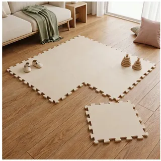 LittleTom Puzzlematte 90 x 90 cm Beige