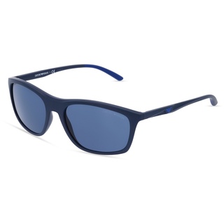 Emporio Armani EA4179 Herren-Sonnenbrille Vollrand Eckig Kunststoff-Gestell, blau