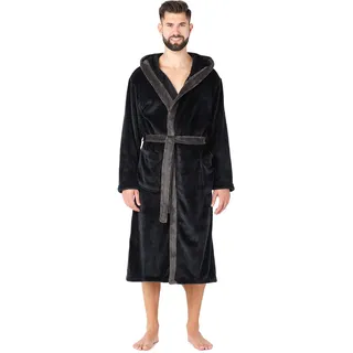 Ladeheid Herren Bademantel lang mit Gürtel LA40-221 - L