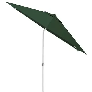 Kettler EASY PUSH Schirm Schirm Ø 230 cm, UPF 50+, silber/ grün, Aluminium/Polyester mit PU Beschichtung