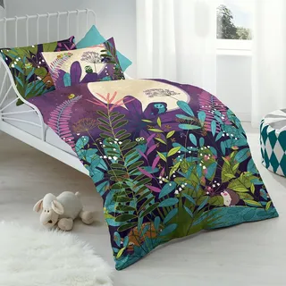 Kaeppel Biber Bettwäsche Moonshine bunt 100x135 cm + 40x60 cm - bunt