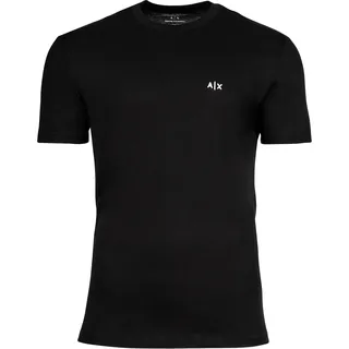 A|X ARMANI EXCHANGE Herren T-Shirt - Rundhals, Kurzarm, Logo, Baumwolle Schwarz / 2XL