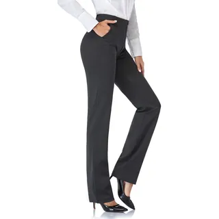 Tapata Damen 71cm/76cm/81cm/86cm Gerade Stretch-Hose mit Taschen Für Büro Geschäft Alltag, Tall/Lang/Regulär/Petite Hose - XXL / 34L
