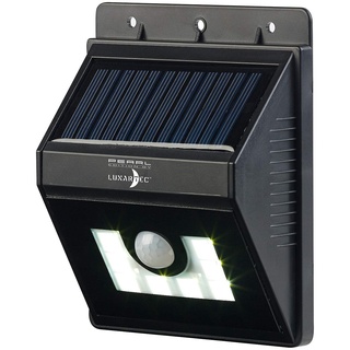Lunartec Solar Lampen aussen: Solar-LED-Wandleuchte mit Bewegungsmelder, Dimm-Funktion, 180 lm, IP44 (Nachtbeleuchtung, Wandlichter außen, Fluter Bewegungsmeldern)