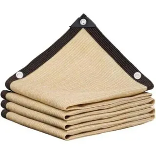 Voile D'Ombrage Rectangulaire Anti-uv Pour Extérieur, Beige, Pour Jardin, Piscine, Terrasse, Plage, 3 X 4 M, Jaune