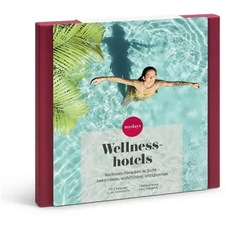 mydays Erlebnisgutschein Geschenkbox Wellnesshotels, 1 Uebernachtung inkl. Fruehstueck – Wellnessurlaub fuer Koerper, Geis...
