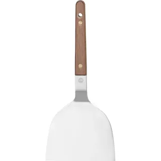 HENDI Grillwender 240 x 105 mm Edelstahl Walnussholz