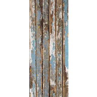 Winwall Duschrückwand Aluverbund Altholz türkis, 1 Stück, 2500x1000 mm