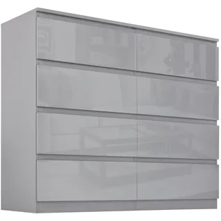 Hti-Living Kenji 115 x 97 x 40 cm Hochglanz Grau