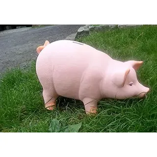 GROßES XXXL SPARSCHWEIN SPARDOSE Keramik Geburtstag Hochzeit