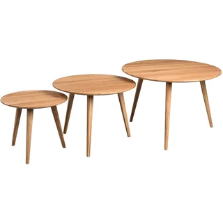 M2 Kollektion Couchtisch Oslo Braun Wildeiche 45 x 36 cm