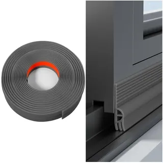 LuxusKollektion Dichtungsband Zugluftstopper Fenster Grau 4m grau 33 mm x 400 cm