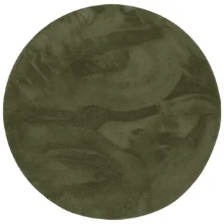 Pergamon Fellteppich Rund 160 x 160 cm Tannengrün