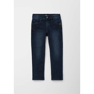 s.Oliver 5-Pocket-Jeans Jeans Brad / Slim Fit / Mid Rise / Slim Leg Waschung blau