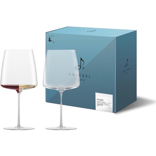 Zwiesel Glas Weinglas samtig & üppig Simplify (2-er Set), in Handarbeit mundgeblasene Weingläser, hochwertige Tritan®-Kristallgläser für Wein (Art.-Nr. 122056)
