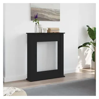 vidaXL Kaminumrandung 75 x 20 x 87,5 cm Schwarz