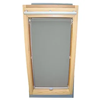 Easy-Shadow Dachfenster Sichtschutzrollo Basis Rollo für Typ Roto WDF 617/627/647 H Größe 6/11 - in der Farbe grau