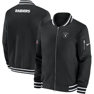Nike Las Vegas Raiders Bomberjacke Schwarz 54