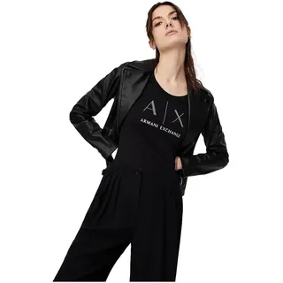 Armani Exchange 8nyb13_ynvlz Lederjacke - Black - XS
