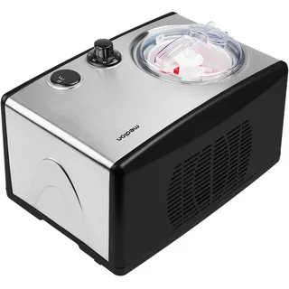 Medion MD 18387 Eismaschine Schwarz/Silber 1,5 l
