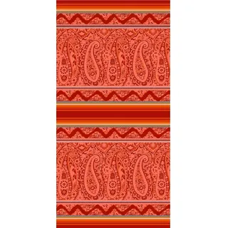 Bassetti Duschtuch Imperia, Rot, Textil, 70x140 cm, Badtextilien, Duschtücher