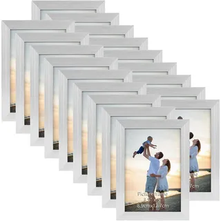 luxuskollektion Bilderrahmen Silber 9x13 cm 18er Set