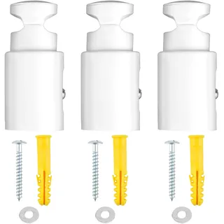 3 Badheizkörper Halterung, Heizkörper Halterung, Befestigung Badheizkörper, Universal Handtuchhalter Halterungen, Geeignet für Gerade und Gebogene Heizkörper, Inklusive Montagezubehör, Einstellbar