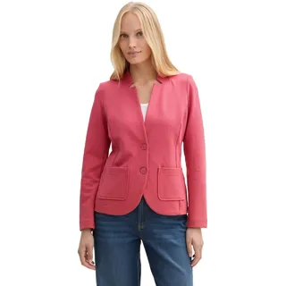 Tom Tailor 1038703 Ottoman Structure Blazer Berry Red M