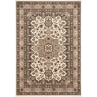 Nouristan Parun Tabriz Kurzflorteppich 160 x 230 cm Beige